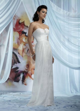 2011 New Style Lacing Strapless Applique Cheap Wedding Dress