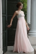 Pink Princess Strapless Cheap waistband empire waist Design Evening dress at a low price