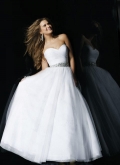 Classic A Strapless With Pleated Sweetheart neckline Formal Evening Dress With A Gown