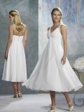 New Style Graceful Beads Working Cheap V-neck Wedding Dress with Straps