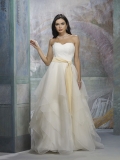 2012 discount Strapless Layer Sash Wedding Dress Hot Sale