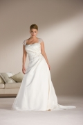 2012 Flat Lace Court Train Elegant Beads Sexy Wedding Dress