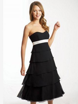 Multi-layered Design Sweetheart A-line Tea length Little Black Dress/ Homecoming Dress/ Cocktail Dress Multi-layered Design Sweetheart A-line Tea length Little Black Dress/ Homecoming Dress/ Cocktail Dress