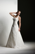 2012 Halter Design Empire Waist Embroidery Applique A-line Wedding Bridal Gown