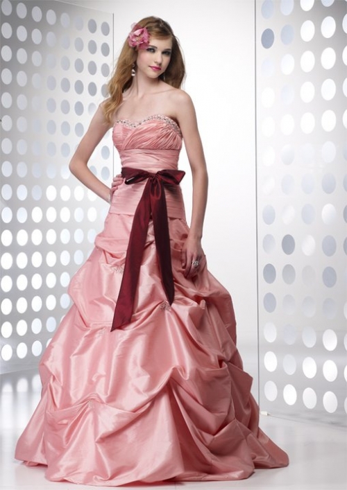 Ball Gown Pink Sweetheart Empire Princess Intriguing Prom Dress/ Evening Dress