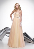 Princess Ball Gown Sweetheart Strapless Dropped Floor length With Beadings Elegant Evening Dress