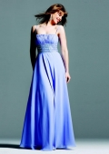 Sequare Neckline With Spaghetti Straps Pleated With Sequins Elegant Evening Dress