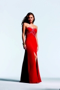 Classic A Line Sheath Strapless Evening / Party Dress And Sweetheart Neck