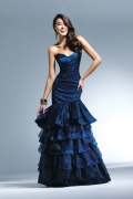 Mermaid Dark Blue Sweetheart Elegant Prom Dress/ Evening Dress