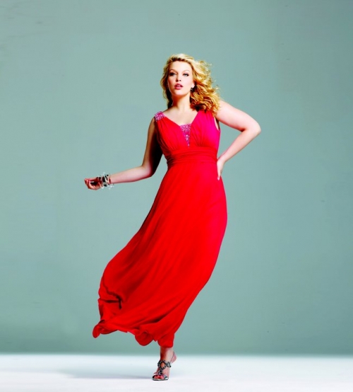 A Line Ball Gown Evening / Homecoming Dress With V Neckline Ankle Length