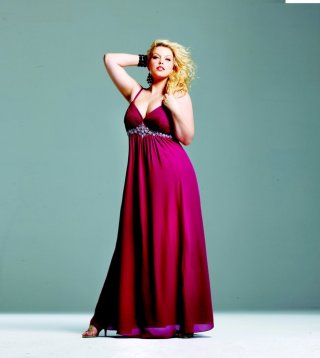 Chubby Red Chiffon Halter Sweetheart Neckline Floor Length With Beadings Evening Dress