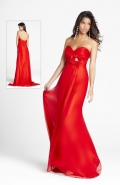 Gentle Ruched Sweetheart Neckline Strapless With A Gown Party / Evening Dress