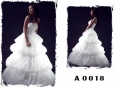 2012 Princess Designer Strapless Empire Waist Draped Layers Ball Gown Wedding Bridal Gown