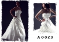 2012 Sweetheart A-line Emboridery with Beadings Satin Ball Gown Wedding Bridal Gown