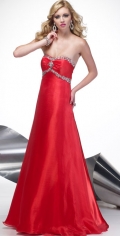 Sassy A Line Princess ball Gown With Beading Border Sweetheart Party Dress