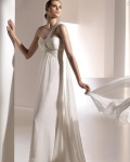 New Style Exclusive Discount One Shoulder Sweetheart Beach Wedding Dress 2011