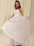 Princess Sweetheart Neck With A Gown Floor Length Side Ruched Bridesmaid Dress