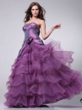 Unique Tiered bubble Elegant Multi-Layer Cheap Design Prom Dress at a low price
