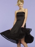 Wholesale A-line Strapless Cheap knee length Evening Dress