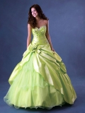 Cheap Wholesale ball gown sweep length New Style Strapless Sweetheart Beading Pleated Ball Gown Prom Dress