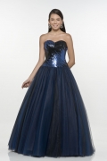A-line Glamorous Sweetheart Design Puffed Floor length Evening Dress At A bargian Price