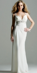Generous Pleated Sweetheart Neckline With Appliques Waist Straps Bridesmaid / Evening Dress