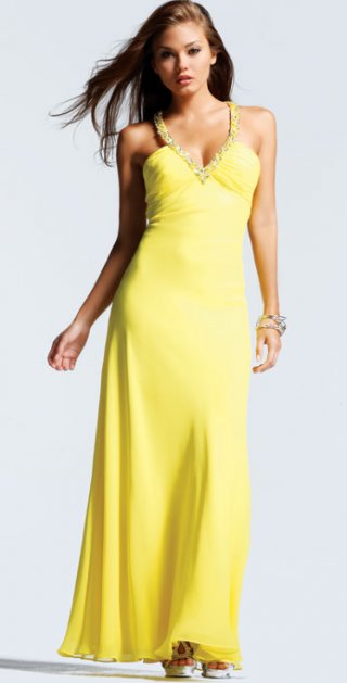 Side Pleated V neckline And Beading Halter Sheath Floor Length Evening Dress