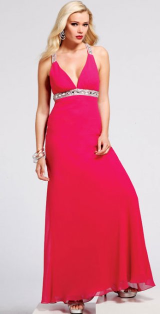 Inexpensive Chiffon Appliques Straps Party Skirt