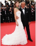 Cannes Trumpet/ Mermaid Sweetheart Chiffon Mulit-layer Floor-length Bianca Balti Evening Dress
