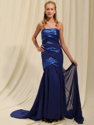 Style Royal Bule Floor Length Sweetheart Elegant Refined Enticing Evening Dress/ Prom Dress(FHFS-0020)