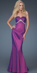 Trumpet Strapless With Ruched Sweetheart Neckline Party skirt