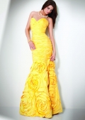 One and Only Sweetheart Yellow Mermaid fashion princess volume Design Prom Dress at wholesale prince