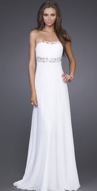 Graceful Sheath Chiffon Floor length Beading Scalloped-Edge Neckline Pleated Evening Dress