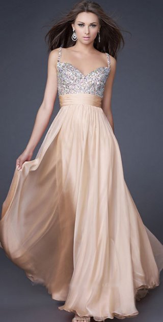 Sequins Sweetheart Neckline With Straps Sweep Train Pleated Elegant Evening Dress