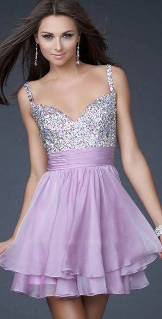 Double Shoulder Sweetheart Appliques Tiny Pleated Taffeta Homecoming /Short Prom Dress