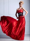 Fashion New Style Sweetheart Ruffles Elegant Glamorous Evening DRESS(MBS-0010)