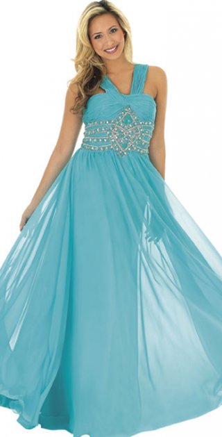 Fluffy Ball Gown With Ruched Halter Inlay Beadings Evening Dress