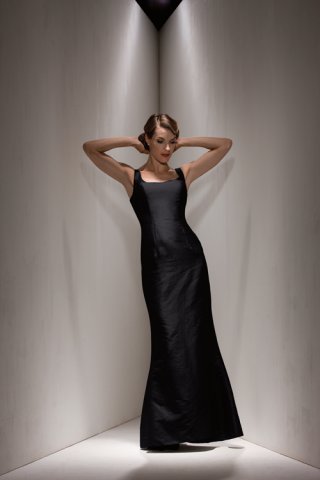 Discount Black Mermaid Mother of Groom/ Bride Dress with Straps