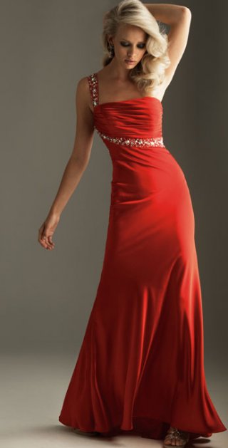 Style A-Line One Strap Special Design Crystal Long Length Evening Dress/ Homecoming Dress