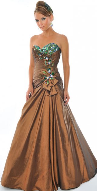 Gray Sweetheart Strapless Beading Butterfly Belt Multi Layers Folded Prom / Evening Dress