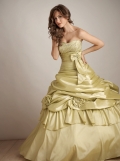 Cheap Beaded Strapless Sweetheart neckline Taffeta Ball Gowns/ Prom / Quinceanera Dresses under 200