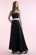 Knee length Wrinkle Sweetheart Strapless Bridesmaid Dress hot sale
