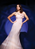Mermaid / Trumpet Floor Length Halter With Beadings Elegant Evening Dress