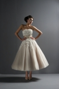 Abstracting Lovely Embroider Aestheticism Chiffon Waist Wedding Dress 2011 New Sale