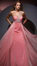 Asymmetrical New Style With A Appliques Shoulder And A Gown Formal Evening Dress