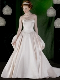 2012 elegant Princess New Style Cheap satin Sweetheart ruffled back Wedding Dress