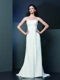 2012 Empire Waist Srapless Popular Sale in summer Cheap soft chiffon Wedding Dress