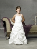 Wholesale Cheap little princess Design hot sale spaghetti straps Puff Sleeves Flower Girl Dress