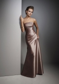 Winter Popular Flat Floor Length Long Bridesmaid Dress / Evening Dress