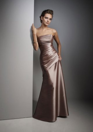 Winter Popular Flat Floor Length Long Bridesmaid Dress / Evening Dress
